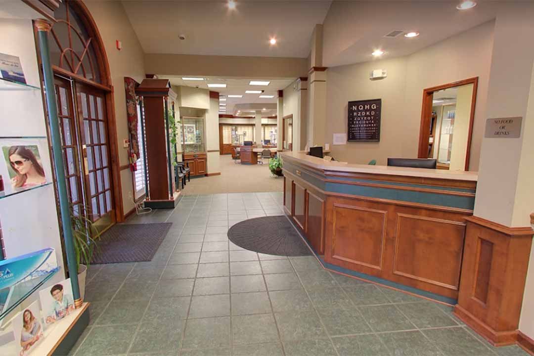 lobby of Vaught Eye Associates, PA in Conway, SC